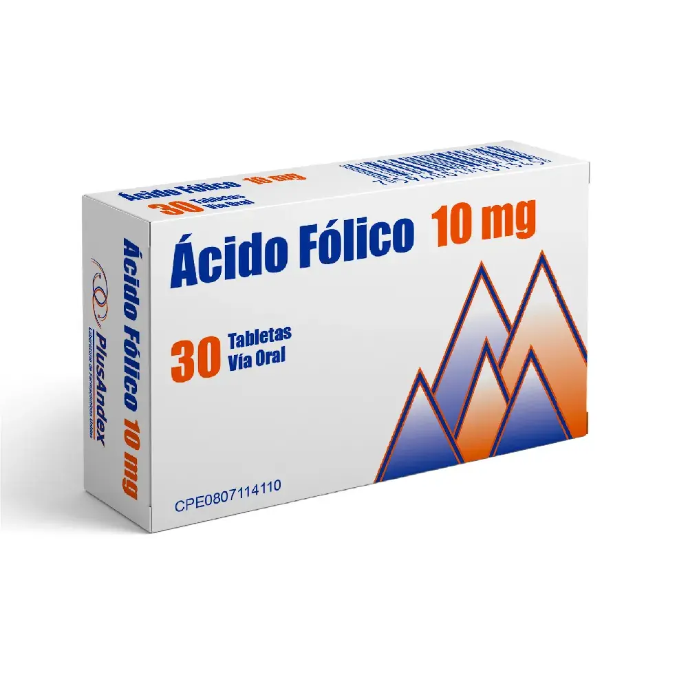 Acido Fólico 10Mg X 30 Tab